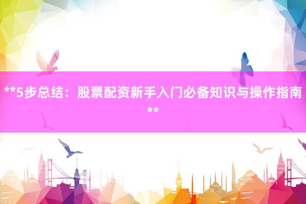 **5步总结：股票配资新手入门必备知识与操作指南**